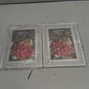 Calenzana 4x6 Picture Frame Sparkle Glass Photo Frames Set for Tabletop, 2 Pack