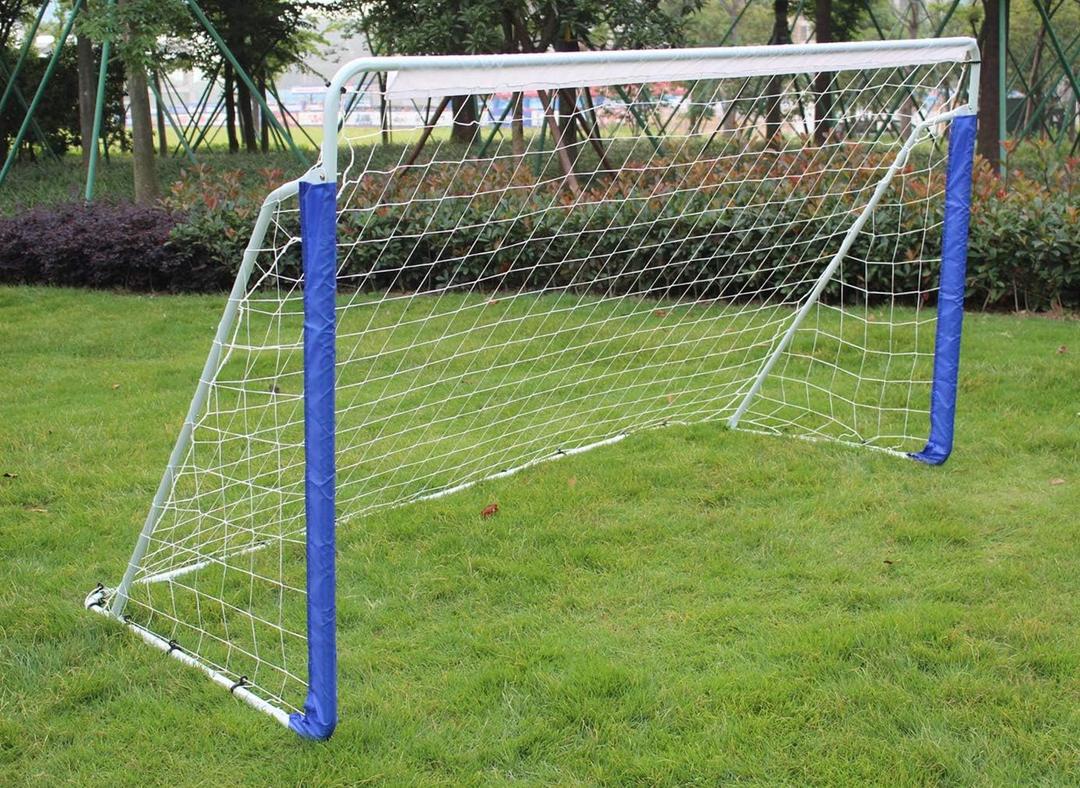 8ft x 5ft Portable Steel Soccer Goal with Net and Carry Bag