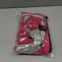 SUNFURA Full Body Dog Coat - Warm Fleece Jacket for Medium Dogs, Turtleneck Winter Coats with Harness, Reflective Dog Snowsuit Windproof Puffer Jackets with Legs for Boston Terrier, Hot Pink, S