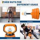 Adjustable Dumbbells, 44/66/88lbs Free Weight Set with Connector,4 In1 Dumbbells Set Used As Barbell,Kettlebells,Push Up Stand for Home Gym