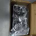 Self Closing Hinge 4 Inch Matte Black Auto Close Door Hinges Adjustable 4 Inch Spring Hinges 4"x 4" Door Closer Hinge 5/8" Radius Corner for Commercial Grade Auto Self-Closing UL Listed, 2 Pack