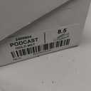 PARTY Women's Fashion Sneaker Lace Up Low Top Comfortable Cushioned Walking Shoes, Podcast, Gold Met, 8.5