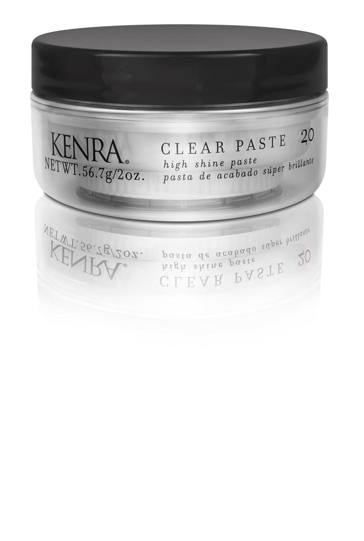 Clear Paste 20 | High Shine Styler | High Hold & Control | Texturizing | All Hair Types (2 Ounce (Pack of 1))