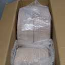 PULOTE 200Pieces Pink Plastic Plates - Premium Hard Pink and Gold Disposable - Include 100PCS 10 inch Dinner & 100PCS 7 inch Dessert Plates, Ideal for Wedding, Party & Mother's Day