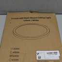12 Inch LED Flush Mount Ceiling Light Fixture, 5000K Daylight White, 3200LM, 24W, Flat Modern Round Lighting Fixture, 240W Equivalent White Ceiling Lamp for Kitchens, Stairwells, Bedrooms.etc.