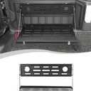 Hoolcar for JL Tailgate Table Double-Layer Foldable Table Cargo Shelf Storage Rack Compatible with Jeep Wrangler JL JLU 2018-2024, Support up to 75lb Storage Cargo Luggage Holder Carrier(B Style)