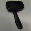 Dipoo Self Cleaning Shedding Brush - Skin Friendly Grooming Tool for Dogs, Cats, and Puppies, Deshedding and Hair Removal for Long and Short Haired Pets, Black