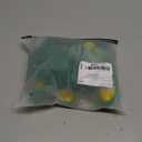 Women's 3 Piece Brasil Print Swimsuit Tie Backless Halter Bikini Set with Cover Up Tops (Large, Multicolor)