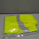 High Visibility Shirts Quick Dry Safety T Shirts with Reflective Strips and Pocket Short Sleeve Mesh Hi Vis Construction Work Class 2 Shirt for Men/Women Black Bottom Lime,XL
