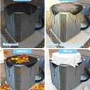2 x Air Conditioner Covers for Outside, 32 x 32 Waterproof AC Unit Covers Outdoor