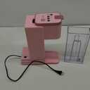 Single Serve Hot & Iced Coffee Maker with Strong Brew, 40oz Removable Reservoir, 6 Brew Sizes, Compatible with K Cup and Grounds, Compact for Home, Office, RV and Dorm, Pink (2.0 Version)