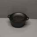 Lodge Cast Iron Dutch Oven 5 Quart - Loop Handle Cooking Vessel - Even Heat Retention - Oven-Safe, Versatile Pot