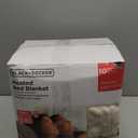 BLACK+DECKER Heated Blanket Electric King, Micro Plush Electric Blanket, Heating Blanket with 10 Heating Levels, 10H Timer, Auto Shutoff, Dual Zone Heating, Fast Heating (90x100 inches, Cream)