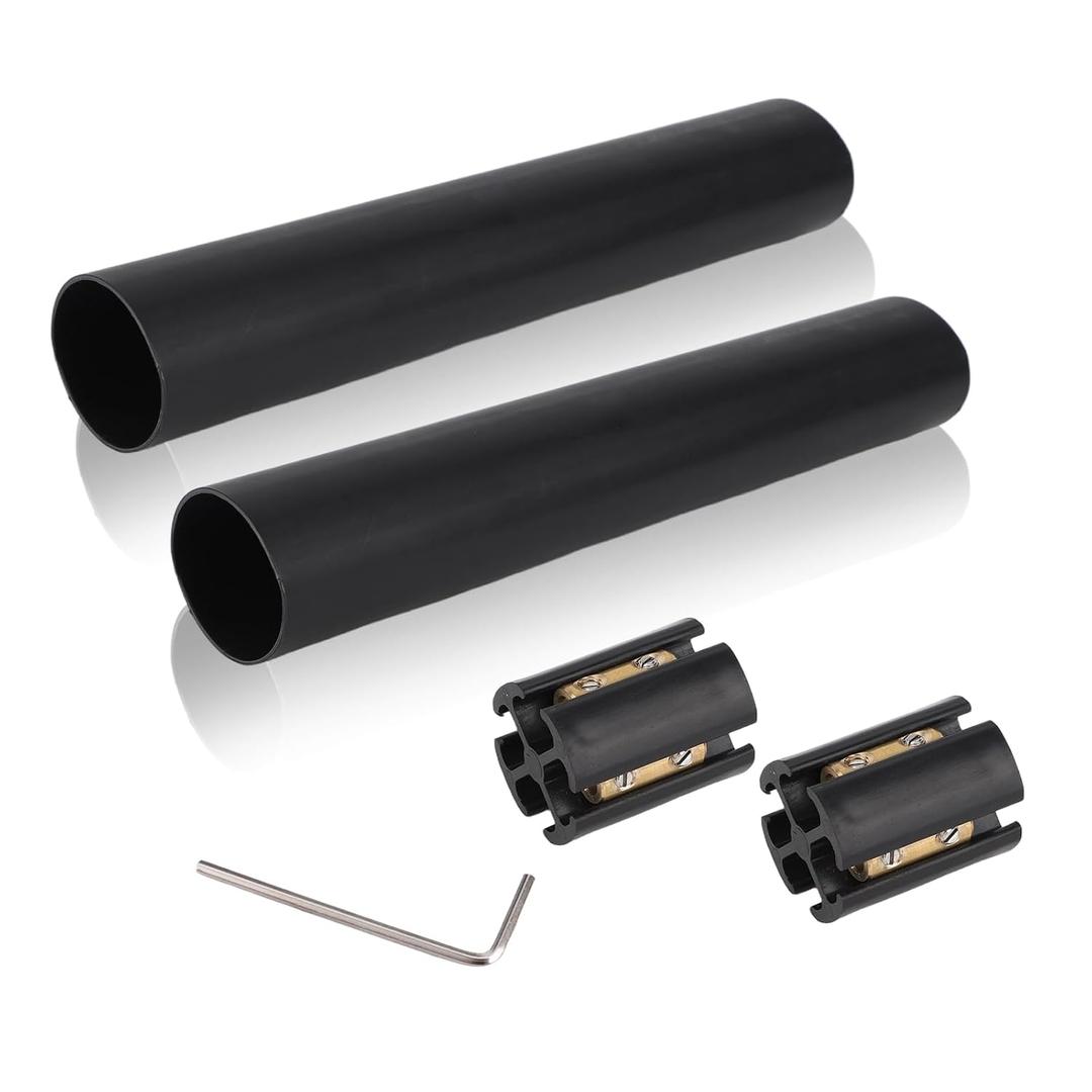 2 Sets Underground Line Wire Splicing Kit, Including Connectors Heat Shrink Tubing Wrench for Accommodates Grounded UF Cables of Various Wire Diameters from 14/3 to 8/3