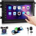 4G+64G Android 13 Car Radio Stereo for Ford F150 F250 F350 E150 E250 E350 Edge, 7'' Touch Screen Stereo Head Unit with Wireless CarPlay Android Auto GPS Bluetooth FM SWC AHD Backup Camera
