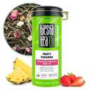 Tiesta Tea - Fruity Paradise, Loose Leaf, Strawberry Pineapple Green Tea, Premium Blend, Medium Caffeinated Green, Make Hot or Iced & Brews Up to 50 Cups, 4oz Refillable Tin (EXP 04/13/28)