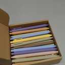 Crtiin 50 Pcs Gel Ink Pens Bulk, 0.5mm Fine Point Black Ink Retractable Pens Smooth Writing Office for Teacher Students Server Nurse Back To School Gift Journaling Note Taking (Pastel Colors)