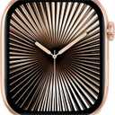 TOYOUTHS Designer Vintage Dressy Bracelet for Apple Watch Band Women 42/40/41/38/44/45/46/49mm, Stainless Steel Elegant Luxury Metal Strap for iWatch Series 11 10 9 8 7 6 5 4 SE/Ultra 3 2 1 (Rose Gold-Brushed&Shiny)