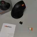 MEETION Ergonomic Mouse, Wireless Bluetooth Vertical Mouse with 3 Multi-Device for Bluetooth(5.3 * 2) & USB-A to USB-C Adapter, 4 DPI 1200-3200 Ergo Mice for Mac/Windows/Laptop/Computer(Large Hands)