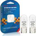 T10 W5W 194 168 12V 5W Light Bulbs,2700K Warm White Lamps,Replacement Bulb for License Plate Lights, Dome Map Light, Courtesy Light Bulbs,2 Pack