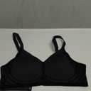 As Fairy Womens Wireless Bra Push Up Bra for Women Seamless No Underwire Bras Regular & Plus Size (Medium, Black)