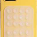 Classic - Silicone Suction Phone Case Adhesive Mount - Hands-Free, Strong Grip Holder for Selfies & Videos - iPhone & Android Compatible - 2.25 x 3.25, Transparent