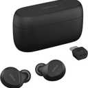 Jabra Evolve2 True Wireless Earbuds - in-Ear Bluetooth Earbuds with Active Noise Cancellation MultiSensor Voice Technology - Certified to Work with Your Virtual Meeting Apps - Black