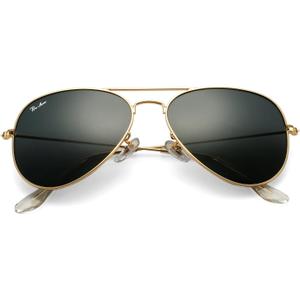 Pro Acme Classic Aviator Sunglasses for Women & Men Glass Lens Metal Frame UV400 Driver Sunglasses (62mm, B3 Grey/Plastic/Polarized)