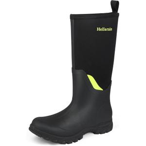 Hellorain Neoprene Rubber Waterproof Outdoor Rainboots Professional Non-slip Lightweight Breathable Women's Rain Shoes Suitable for Farms, Fish Ponds, Gardens 11