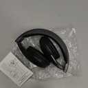 Portable Personal FM Radio Headphones with Best Reception, Wireless Headset FM Radio Ear Muffs for Walking, Jogging Powered by 2 AA Batteries(Not Included) -Black