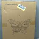 Eostbe Green Butterfly Tonie Shelf for Tonie and Box - Magnetic Wooden Floating Shelf for Figure Storage,Cute Tonie Wall Shelf for 10-15 Character,Tonie Box Shelf Wall Mounted for Kids.