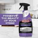 Weiman Complete Countertop Clean & Protect Kit - For Granite, Marble, Quartz & Stone - Granite & Stone Cleaner and Polish - 24 oz, Granite & Stone Sealer -24 oz