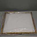 Poster Palooza 16x20 Frame Gold Bamboo Solid Wood Picture Frame with UV Acrylic, Foam Board Backing & Hanging Hardware Included