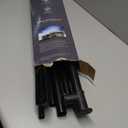 Whitmor Adjustable Rolling Clothes Organizer Chrome Garment Rack, Black and Silver