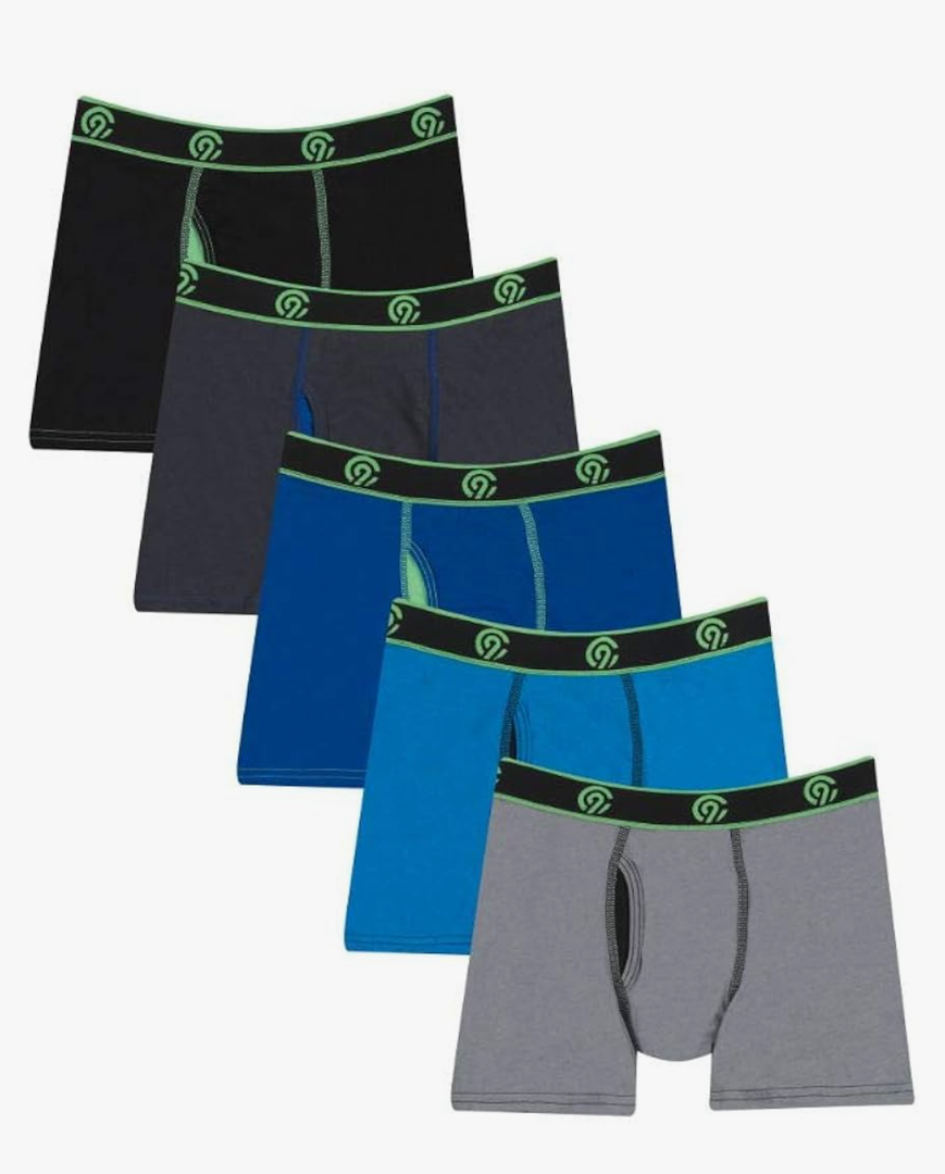 C9 Champion Boys' Duo Dry Boxer Brief Size XL 5 Pack