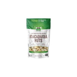NOW Foods, Macadamia Nuts, Dry Roasted with Sea Salt, Source of Fiber, Gluten-Free and Certified Non-GMO, 9-Ounce (Packaging May Vary) (EXP 07/01/26)