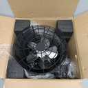 Greenhouse Air Circulation Fan 1/80 HP 115V Ceiling Wall Mount High Speed Circulation Fan for Greenhouse, Warehouse, Patio, Garage 450CFM, ETL Listed (Black)