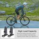 Reicyfang 1 Pair of Bike Foot Pegs, Aluminium Alloy Non-Slip Bike Rear Pedals,Mini Folding Bicycle Foot Pegs for Mountain, City, E-Bikes & Folding Bicycles