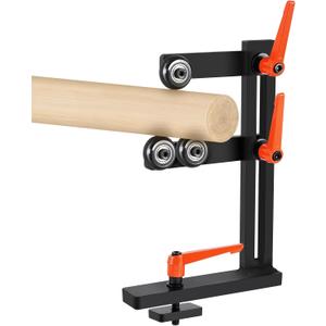 YUCHENGTECH Wood Lathe Steady Rest Lathe Tools L Type Woodworking Cast Iron Steady Rest Woodworking Lathe Center Frame with Three Adjustable Wheels Within 12in Woodworking Lathes