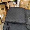 Rollator Walker Seat Cushion for Seniors Memory Foam Pad with Adjustable Straps Washable Breathable Cover Support Cushion for Elderly Walker Seat Accessories 12x12x3.5 Inch(Black)
