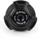 CNC Motorcycle Engine Oil Filler Cap Oil Filler Plug Cover Fit For Kawasaki KLR650 ZX6R ZX636 ZX10R ZX14R Ninja 300 ZH2 Versys X300 Vulcan S 900 GTR1400 Z750 S (Black)
