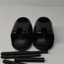 SetSail Toilet Brush and Plunger Set, 2 Packs Toilet Plungers for Bathroom Heavy Duty Toilet Bowl Brush and Holder Hidden Toilet Plunger and Brush Set for Deeply Cleaning 2 Packs - Black