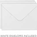 Your Main Event Prints Little Man Boy Baby Shower Thank You Cards - Bow Tie and Mustaches - 20 Count Including Envelopes