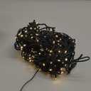 Outdoor String Lights 99FT 300 LED Connectable 8 Modes with Timer Decorative String Lights for Xmas Tree Patio Party Warm White (Warm White Dark Green Wire)