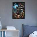 Fantasy Jigsaw Puzzles, Fantasy City at Night Puzzle for Adults 1000 Pieces, Impossible Challenging Difficult Jigsaw Puzzles for Adults, 19.5 x 27.5 Inch