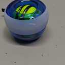 Power Wrist Ball AUTO Start Gyro Ball with LED Lights Forearm Exerciser Wrist Strengthener for Strengthening Muscle and Bones, Blue and White