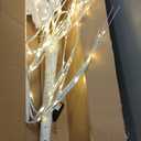 5FT Lighted Birch Tree with 90 LED Warm White and Multicolor Lights, 8 Modes, Timer Remote Faux Prelit Twig Christmas Tree with Lights for Indoor Outdoor Xmas Holiday Party Decoration