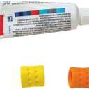 Travel-Size Toothpaste Refill Adapters & Squeezer Combo, 4PCS/Pack, Compatible with Colgate & Crest Toothpaste