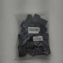 20pcs Rectangle Chair Leg Caps, 1.5" x 1" / 38 x 25 mm Anti-Slip Chair Leg Floor Protectors PVC Rubber Pads Furniture Table Feet Covers, Black