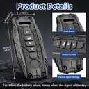 Key Fob Cover Case for Nissan Rogue Sentra Pathfinder Versa Accessories (Model-B)